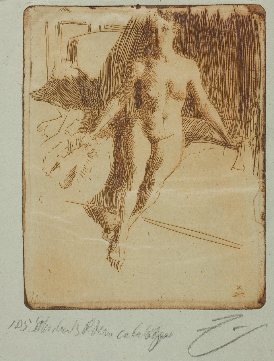 Studie fra Model av Anders Leonard Zorn