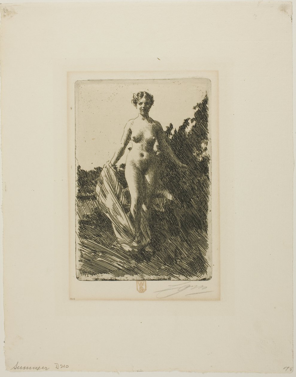 Sommer av Anders Leonard Zorn