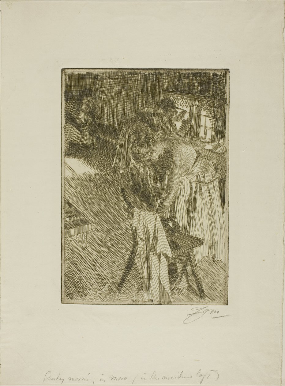 Søndag morgen av Anders Leonard Zorn