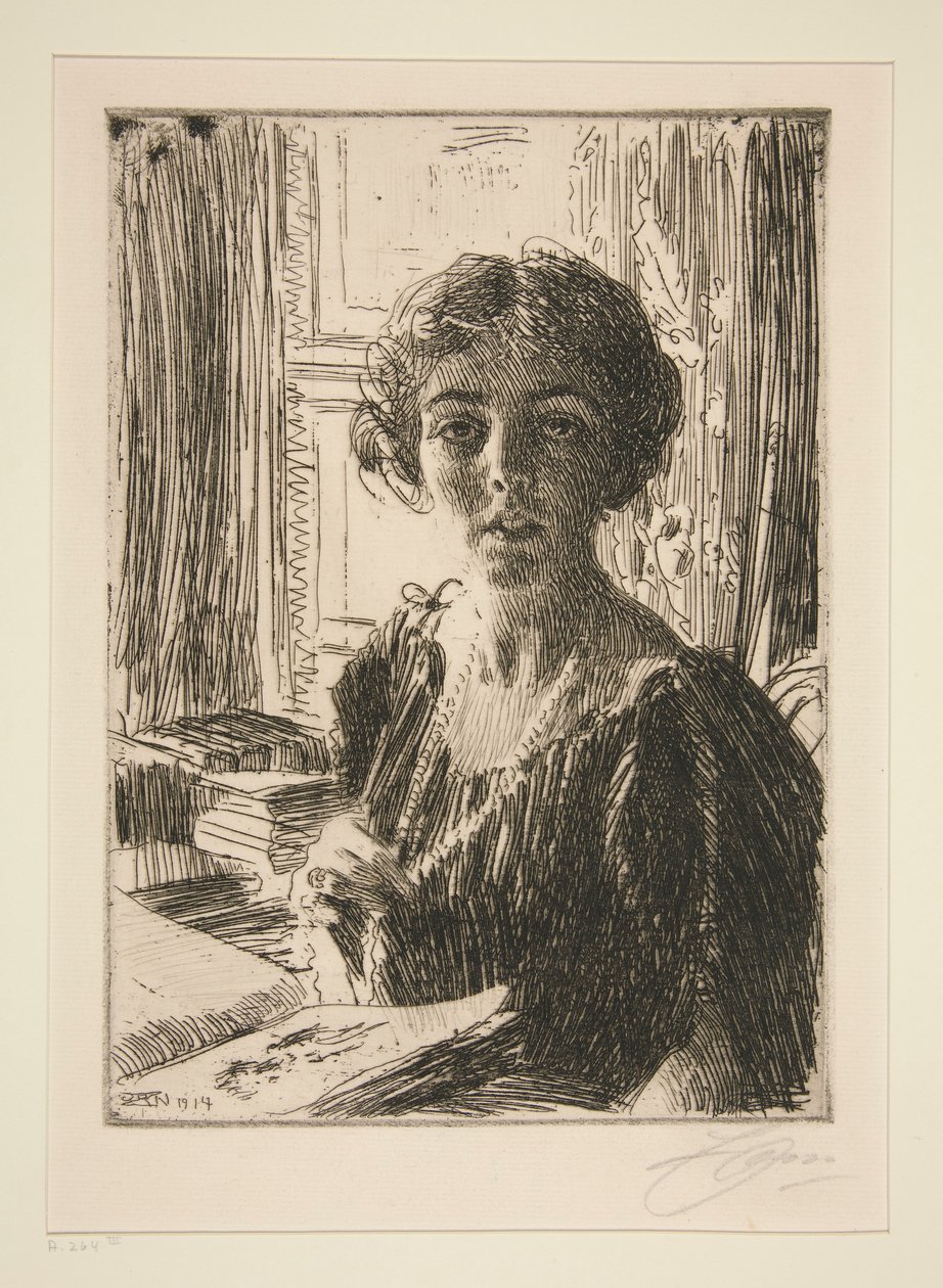 Kronprinsesse Margaret av Sverige av Anders Leonard Zorn