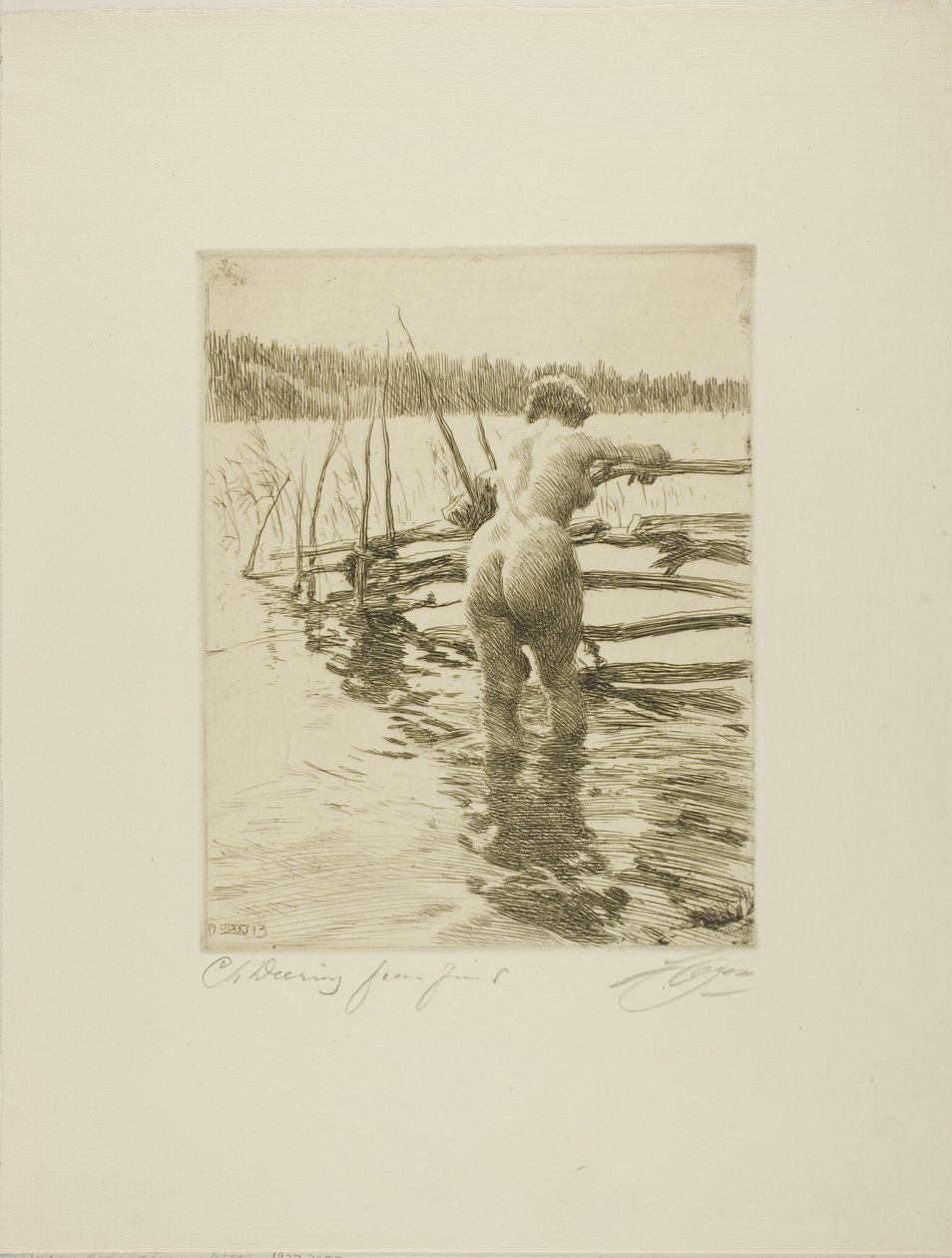 Gjerdet av Anders Leonard Zorn