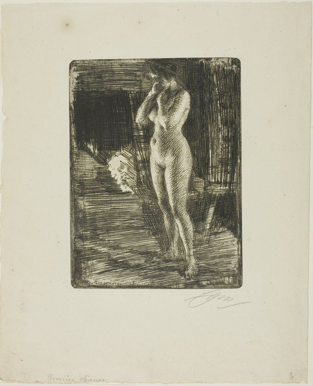 Den første stillingen av Anders Leonard Zorn