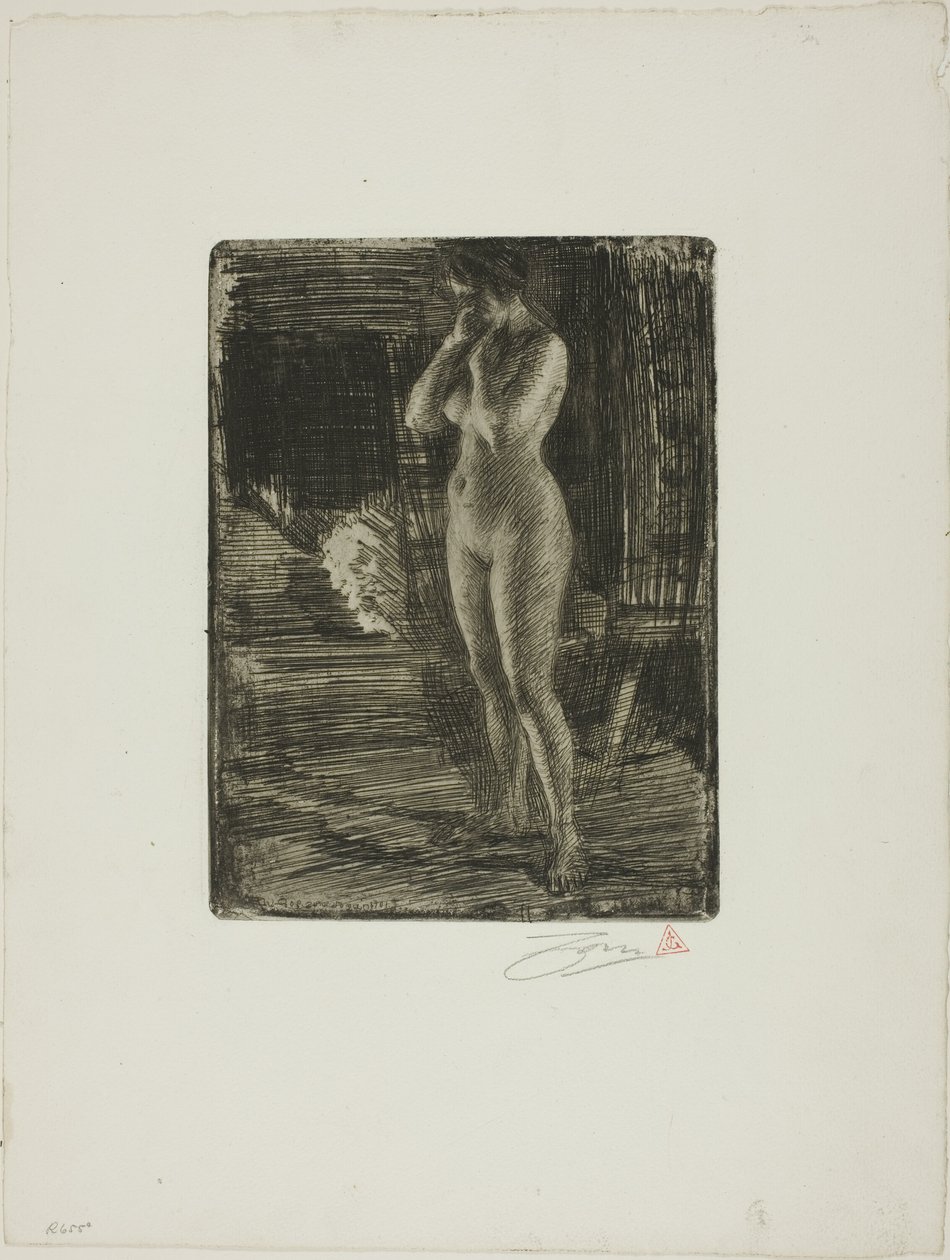 Den første stillingen av Anders Leonard Zorn