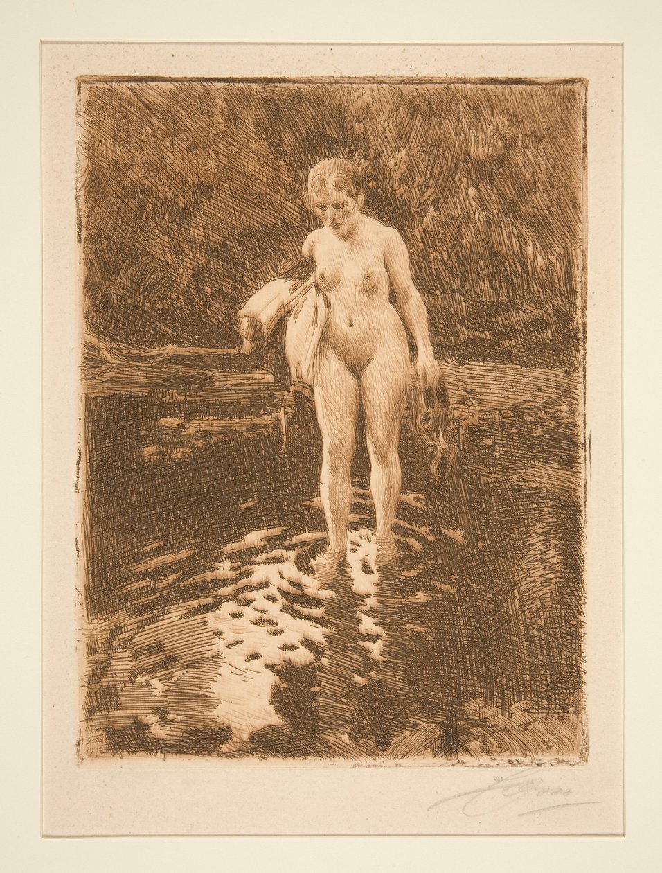 Vadestedet av Anders Zorn