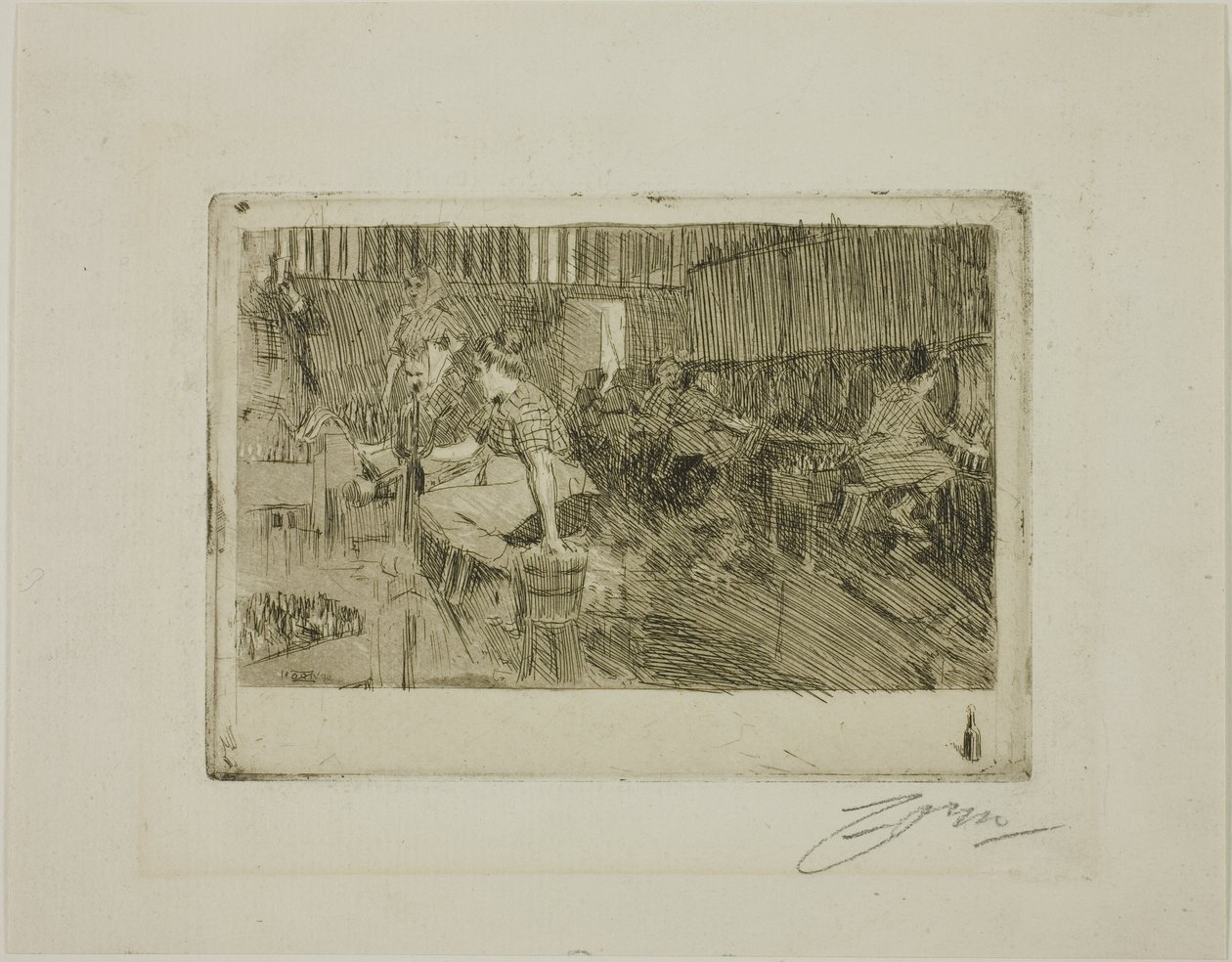 Det lille bryggeriet av Anders Leonard Zorn