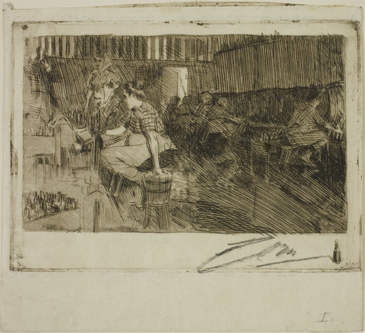 Det lille bryggeriet av Anders Leonard Zorn