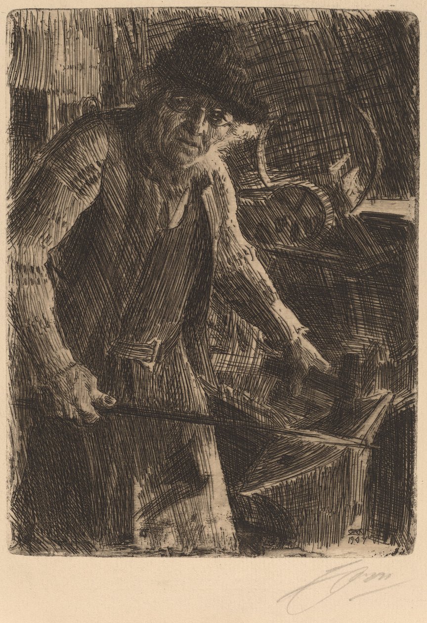 Mester-Smeden av Anders Leonard Zorn