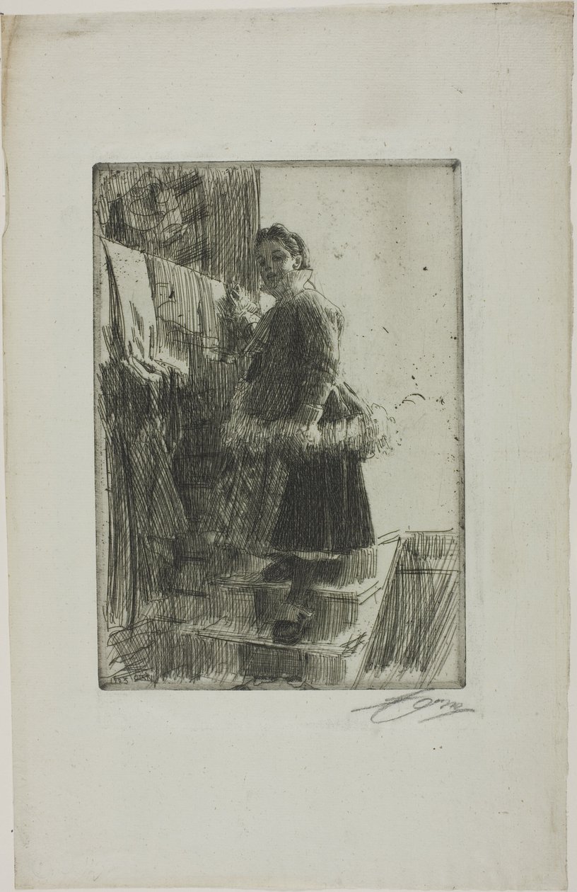 Lagerhuset av Anders Leonard Zorn