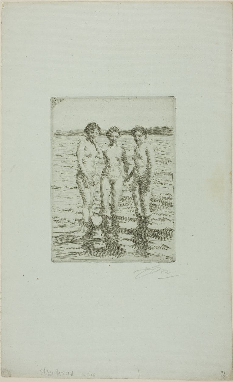 De tre nåder av Anders Leonard Zorn