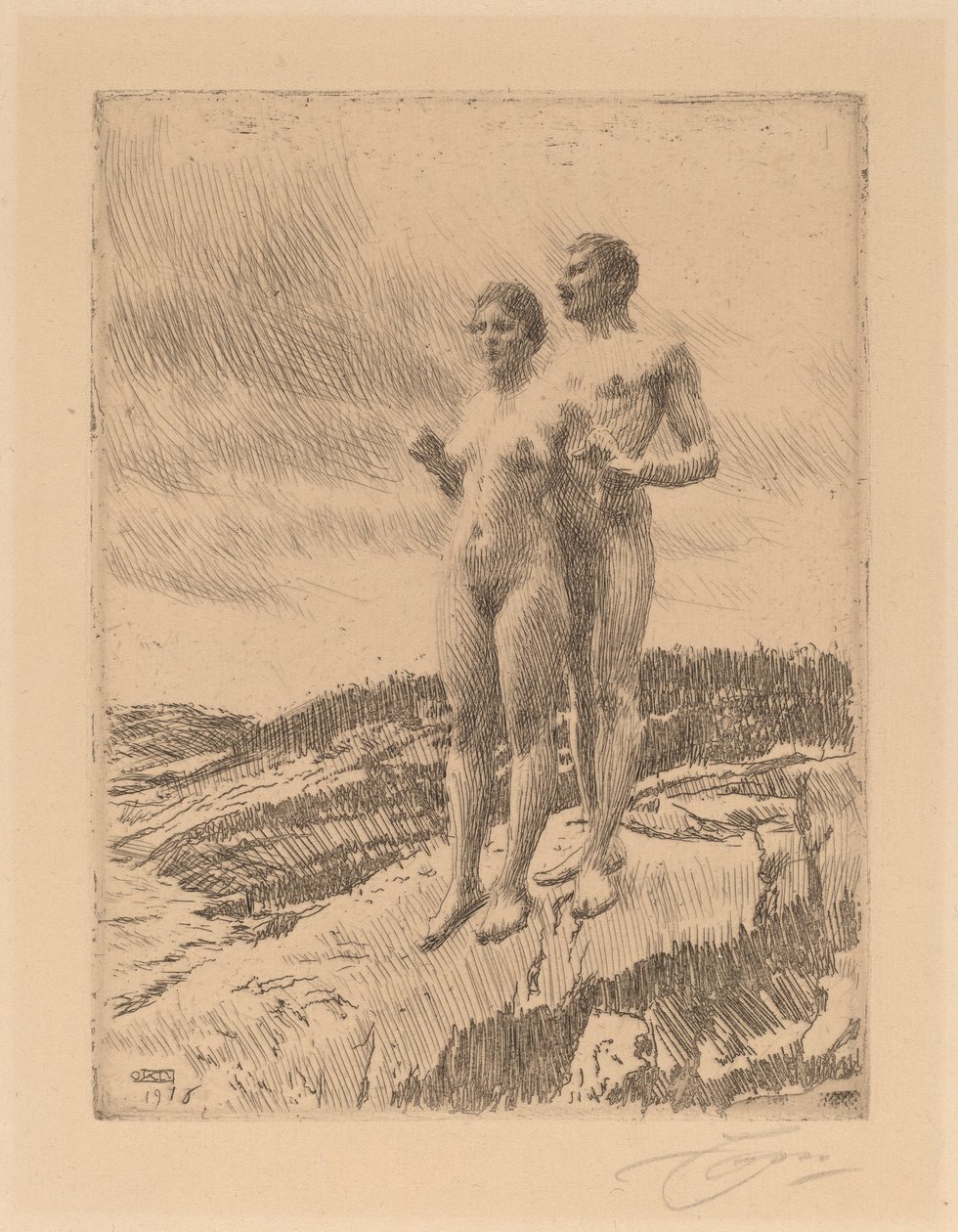 De to av Anders Leonard Zorn