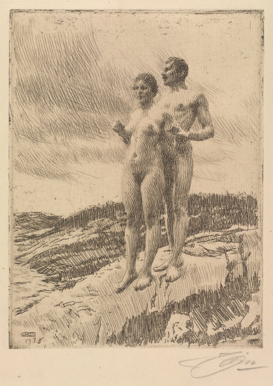 De to av Anders Leonard Zorn