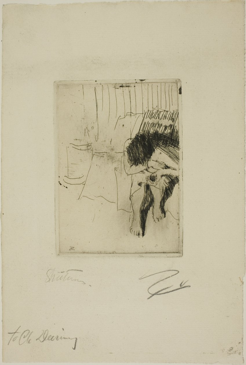Sliten modell av Anders Leonard Zorn