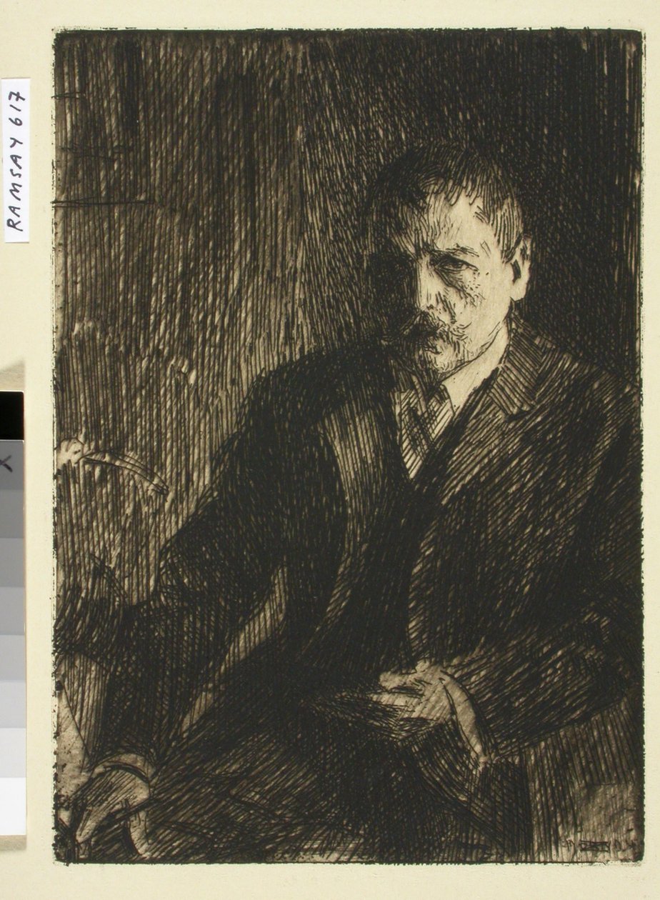Selvportrett av Anders Zorn