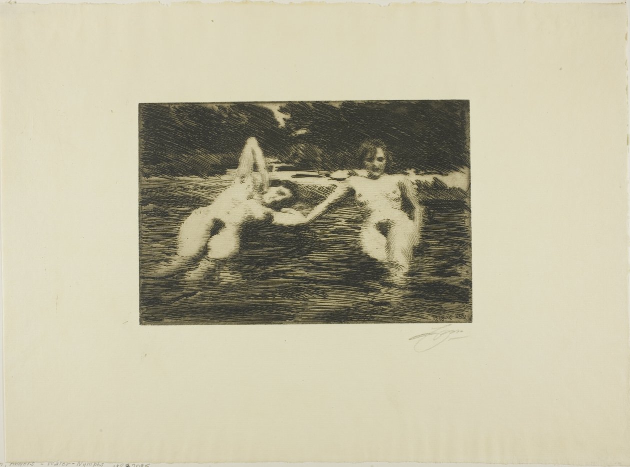 Vann-nymfer av Anders Leonard Zorn