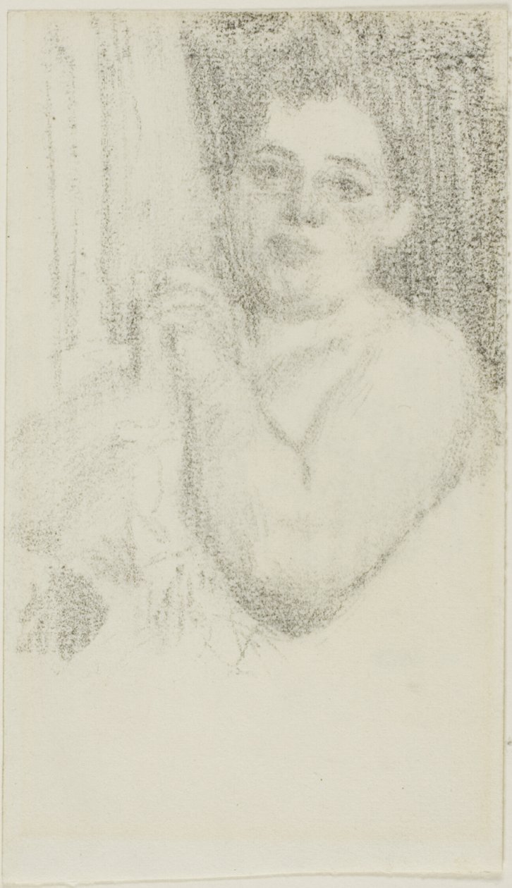 Kvinne med hendene foldet av Anders Zorn