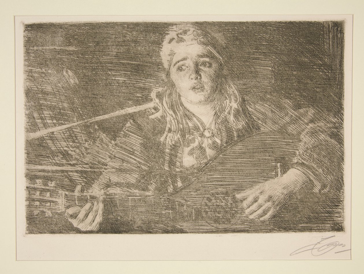 Kvinne med svensk lut av Anders Leonard Zorn