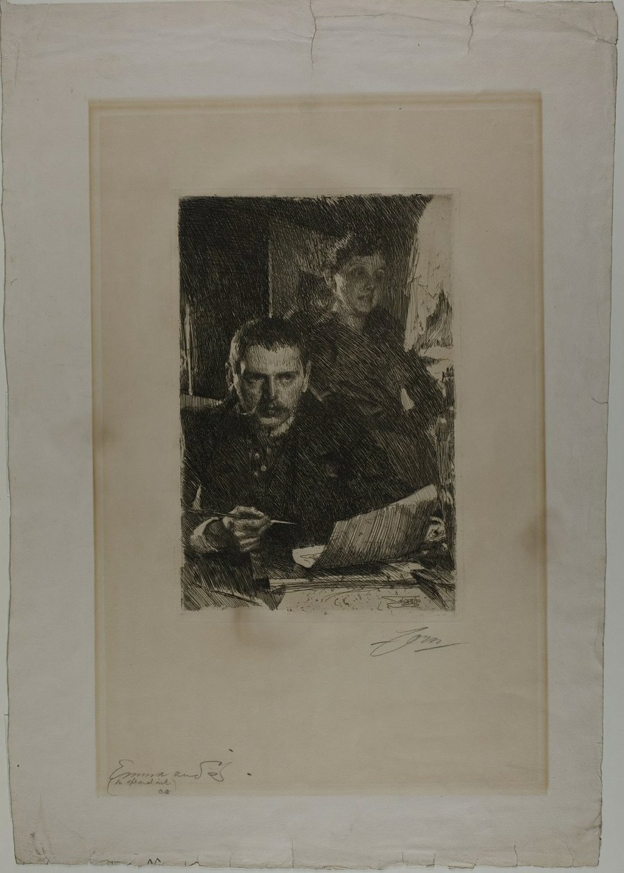 Zorn og hans kone av Anders Leonard Zorn