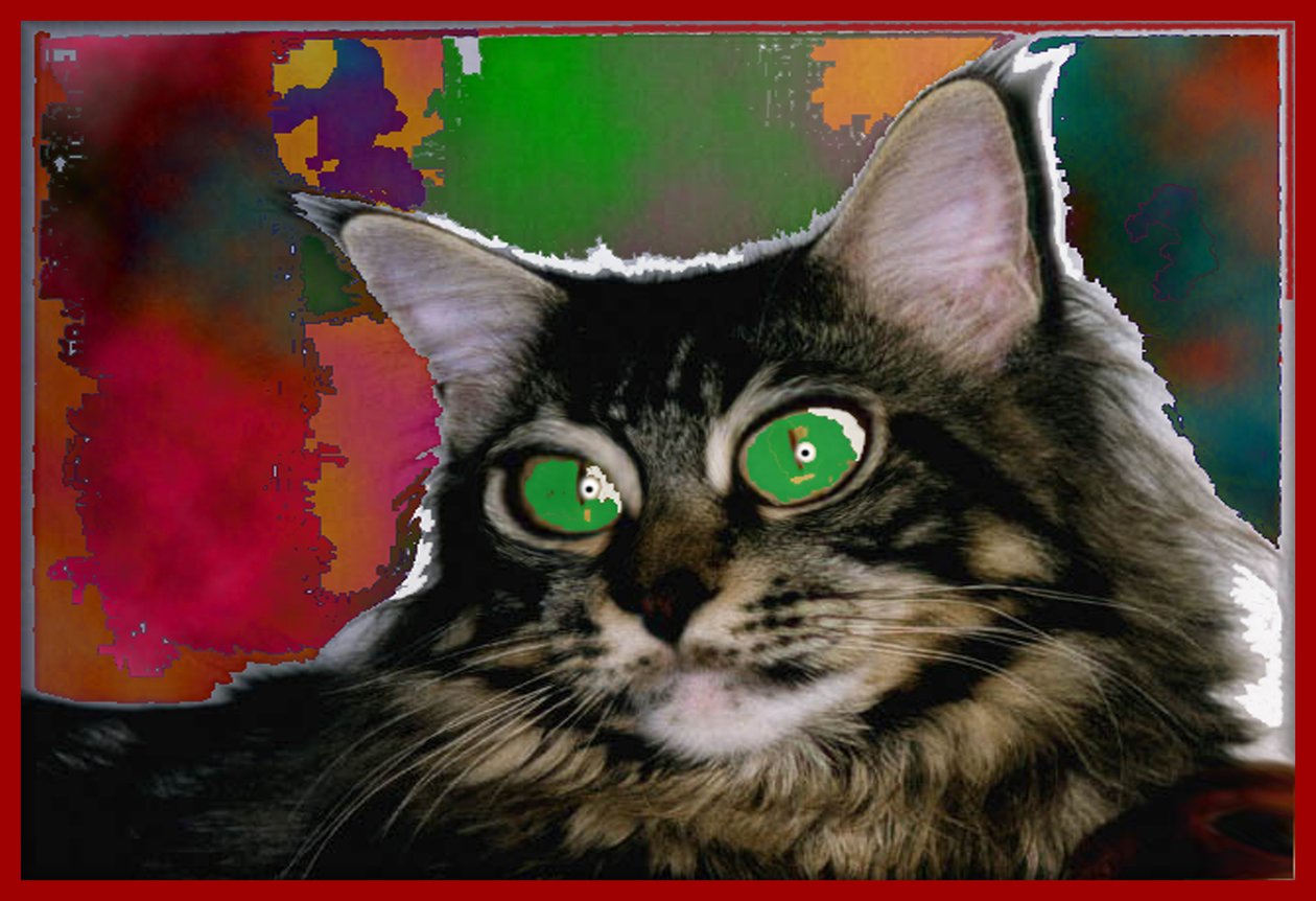 STREGATTONE, 2004 (Digitalt maleri) av Ando Gilardi