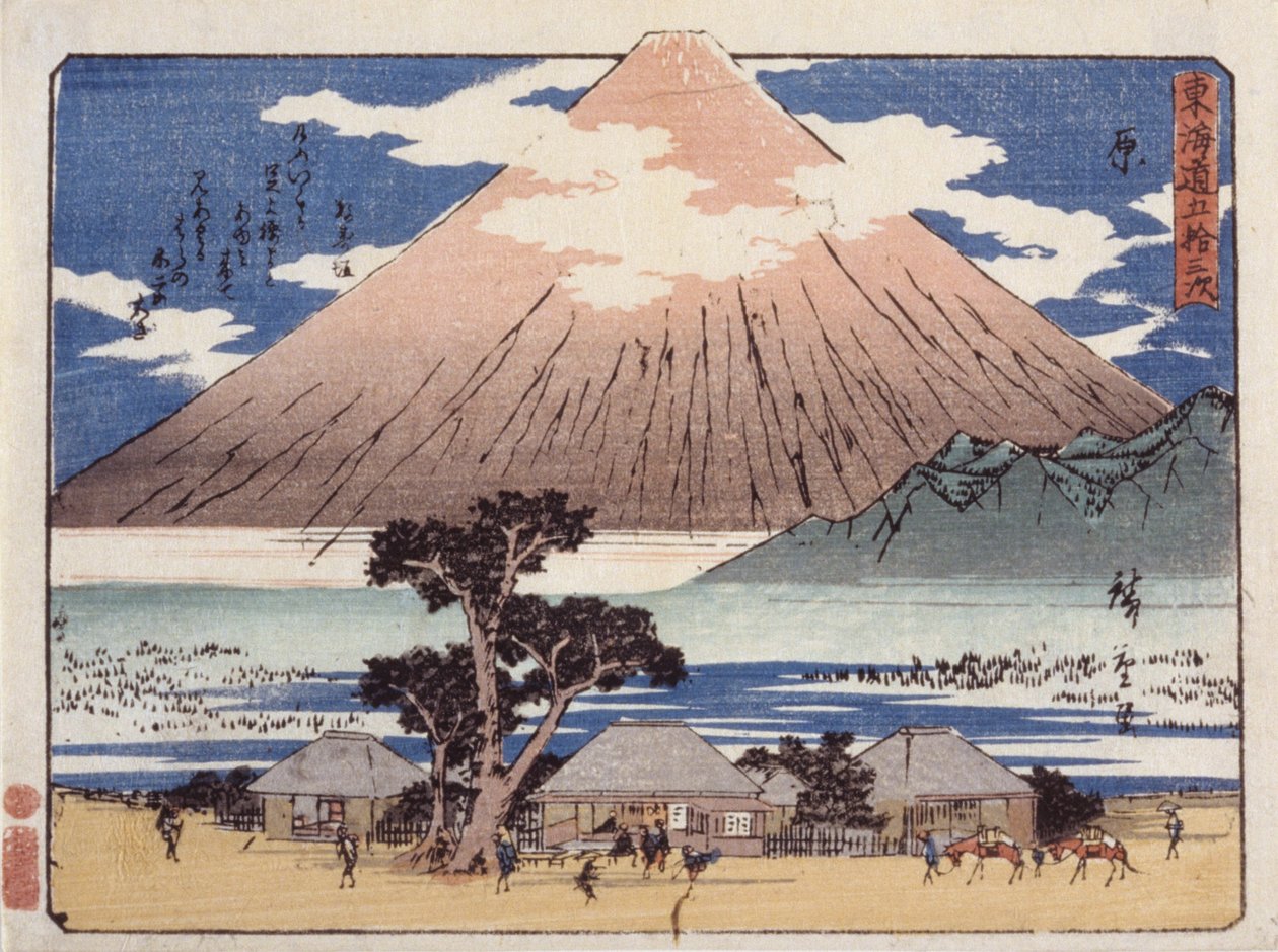 Hara av Ando or Utagawa Hiroshige