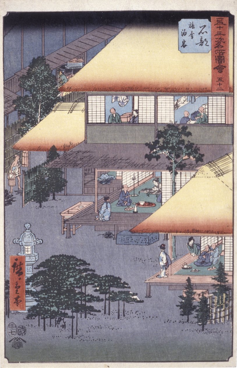 Ishiba av Ando or Utagawa Hiroshige