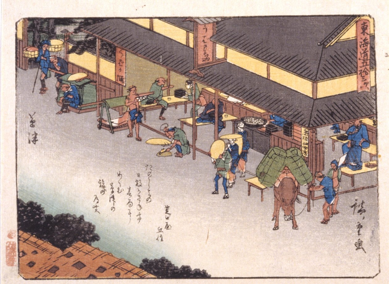 spøkelsesdrap av Ando or Utagawa Hiroshige
