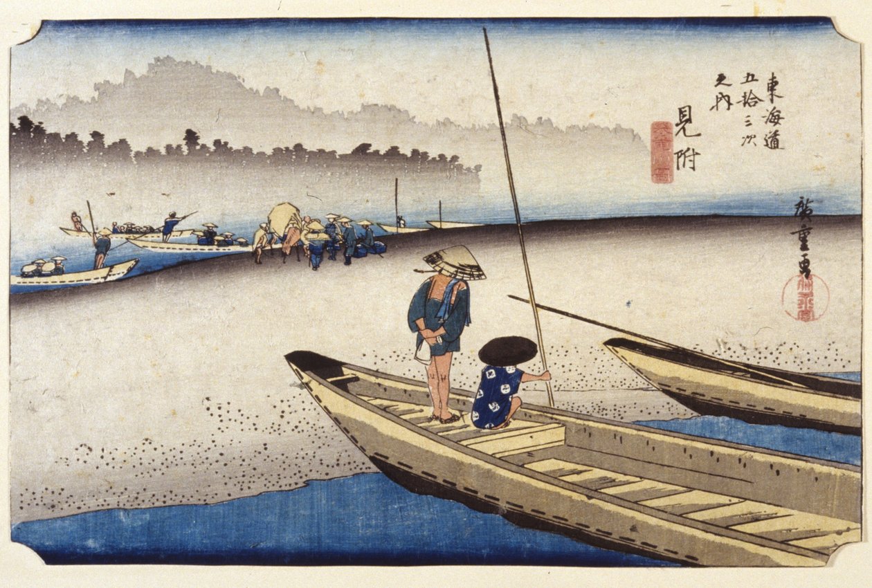 finne av Ando or Utagawa Hiroshige
