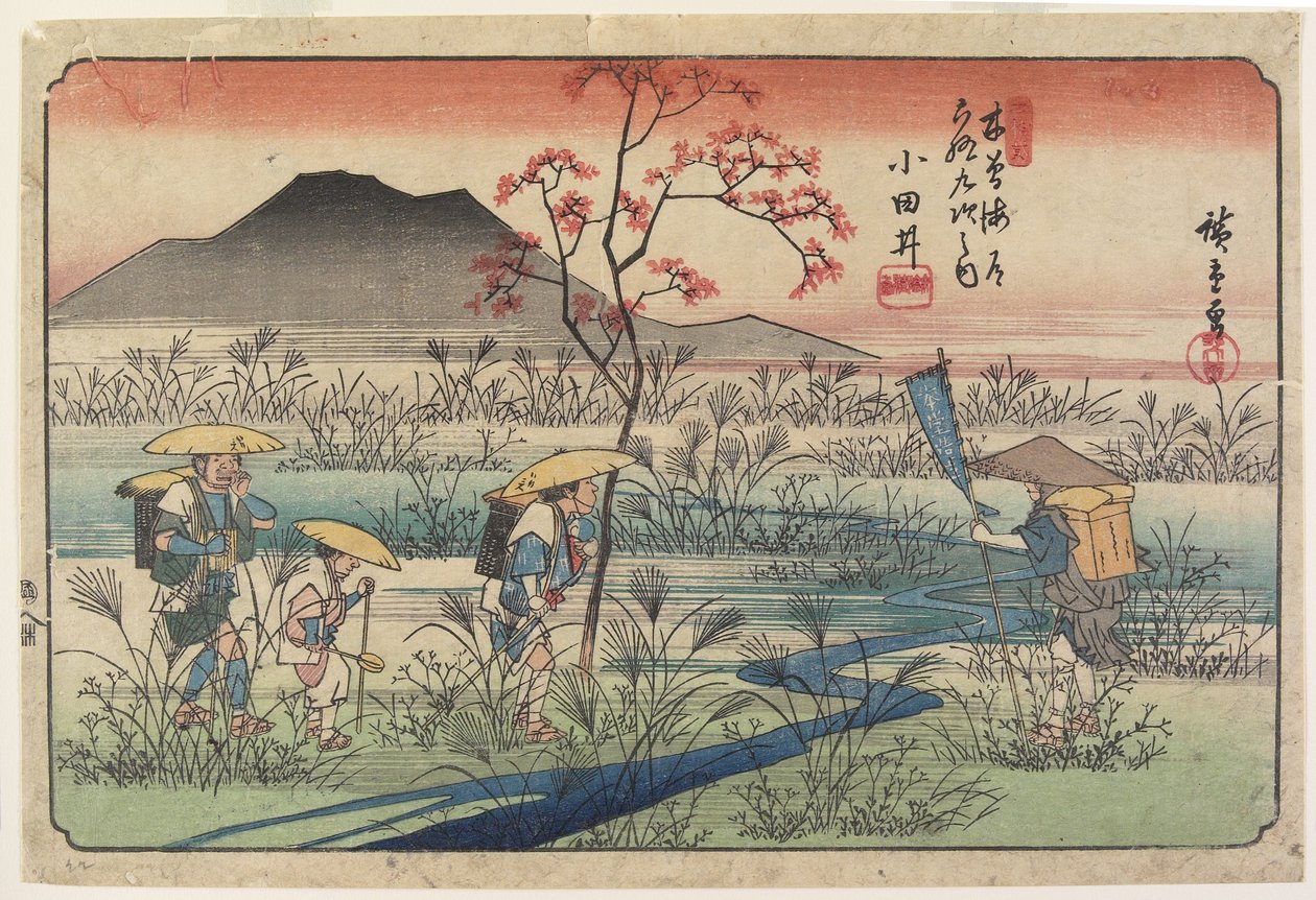 av. 22, Tema, 1835-38 av Ando or Utagawa Hiroshige
