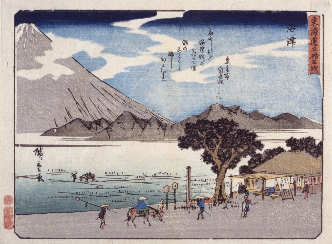 Numazu av Ando or Utagawa Hiroshige