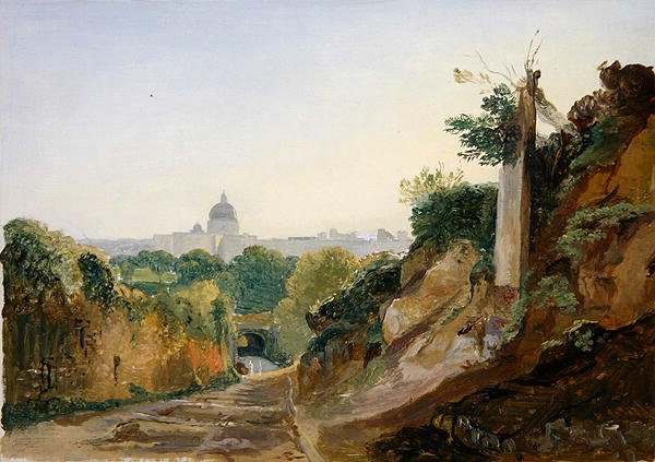 Utsikt over Roma fra Arco Oscuro av André Giroux