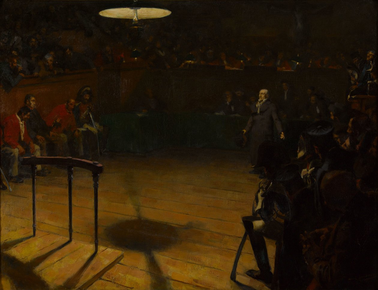 Jean Valjean for Assize-domstolen i Arras, 1904. av André Victor Édouard Devambez