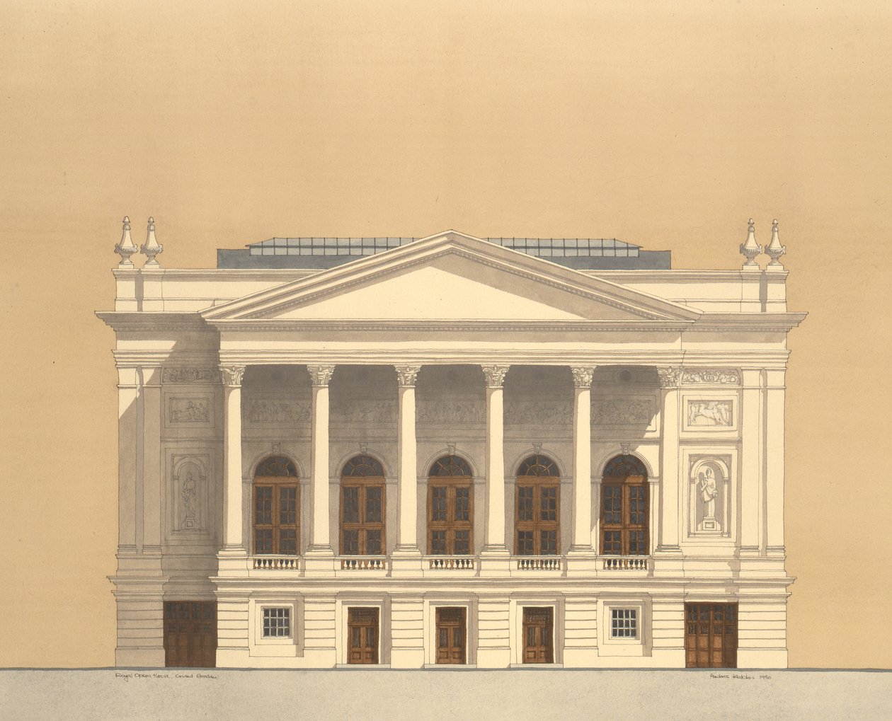 Det kongelige operahuset, Covent Garden, London av Andras Kaldor