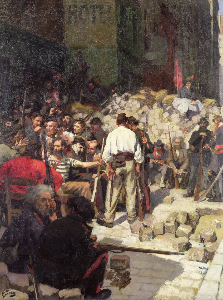 The Barricade eller The Wait i 1871 av Andre Devambez
