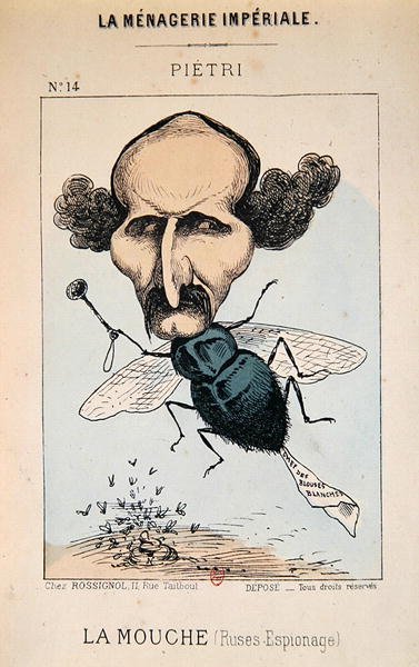 Pierre-Marie Pietri, ca. 1870-1 (litho-farge) av Andre (after) Gill