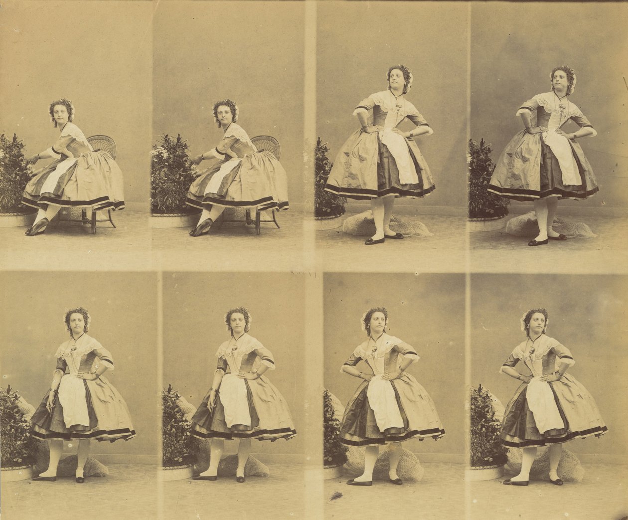 A Mlle Schliger, mai-august 1861. av Andre Adolphe Eugene Disderi