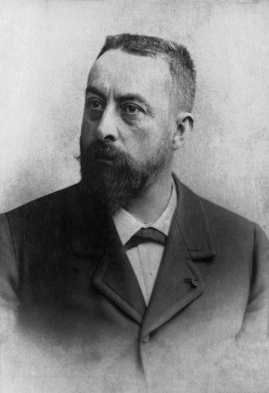 Alfred Nicolas Rambaud (1842-1905), fotografert mellom 1880-1895, hentet fra samlingen Felix Potin, 500 samtidige kjendiser, fransk politiker Frankrike av Andre Adolphe Eugene Disderi