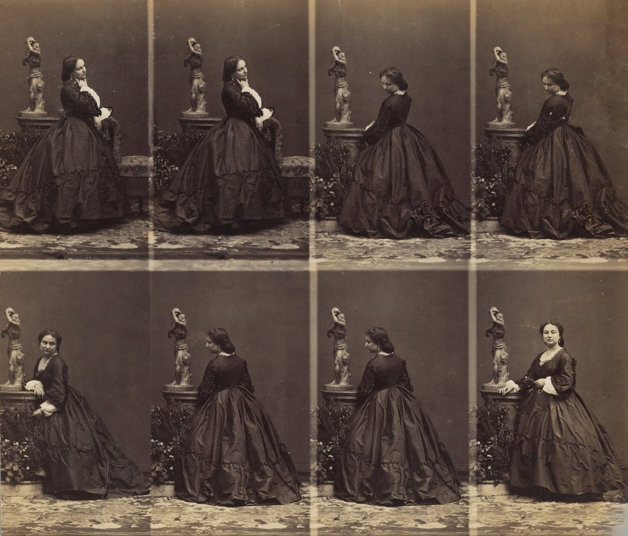 Berthe, 22. januar 1862- april 1862. av Andre Adolphe Eugene Disderi