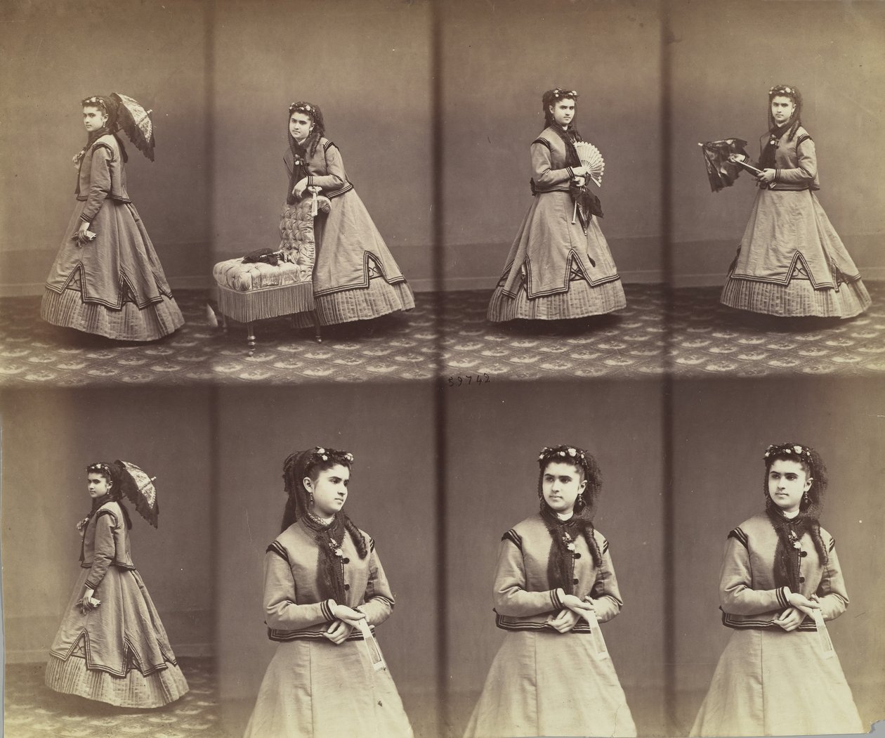 Boudet, 1866. av Andre Adolphe Eugene Disderi