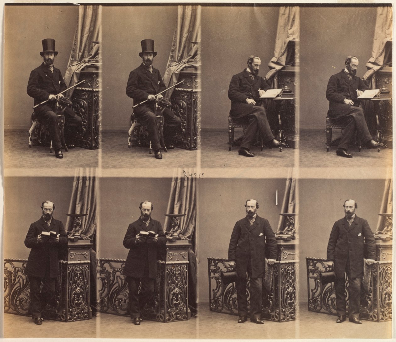 Mr. Merlen, 1861. av Andre Adolphe Eugene Disderi