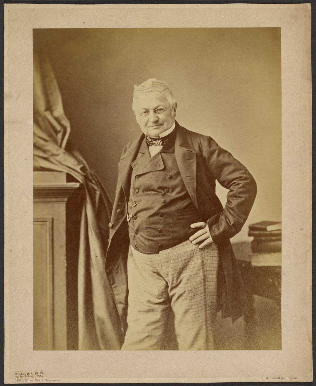 Portrett av Adolphe Thiers 1797-1877, ca 1860. av Andre Adolphe Eugene Disderi