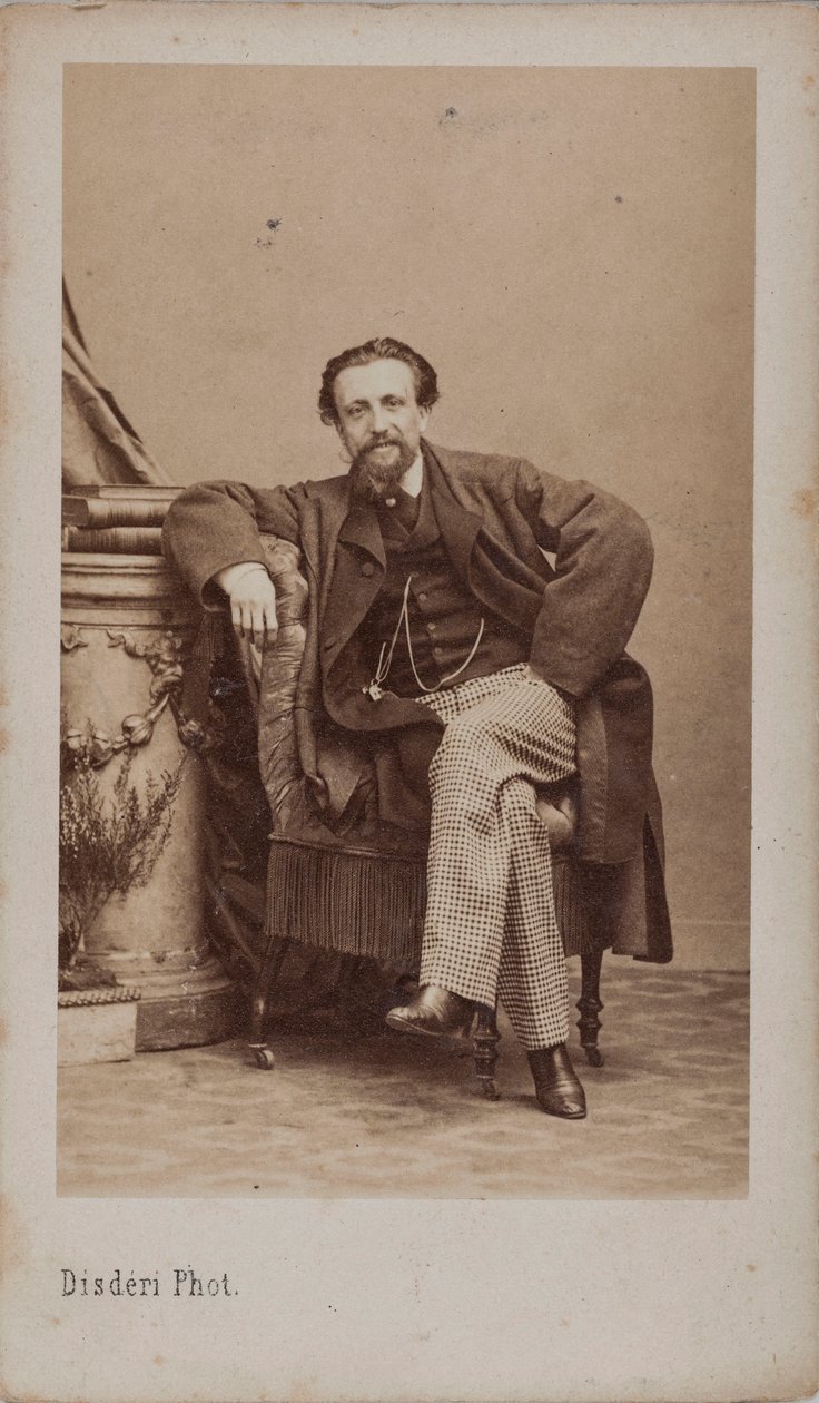 Portrett av Arthur Kalkbrenner 1828-1869, 1869. av Andre Adolphe Eugene Disderi