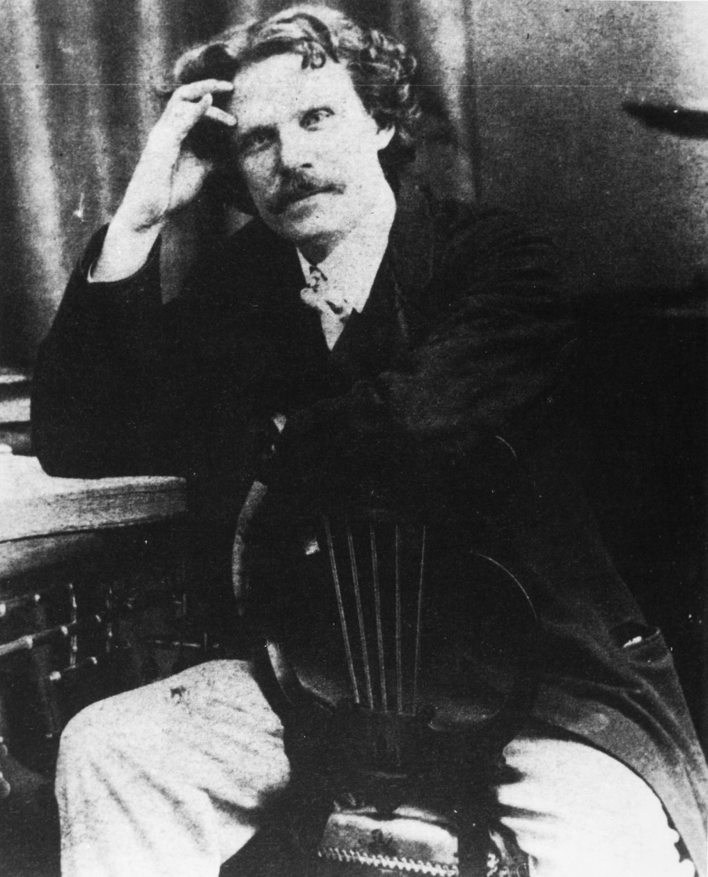 Portrett av Daniel Dunglas Home, ca. 1870-tallet av Andre Adolphe Eugene Disderi