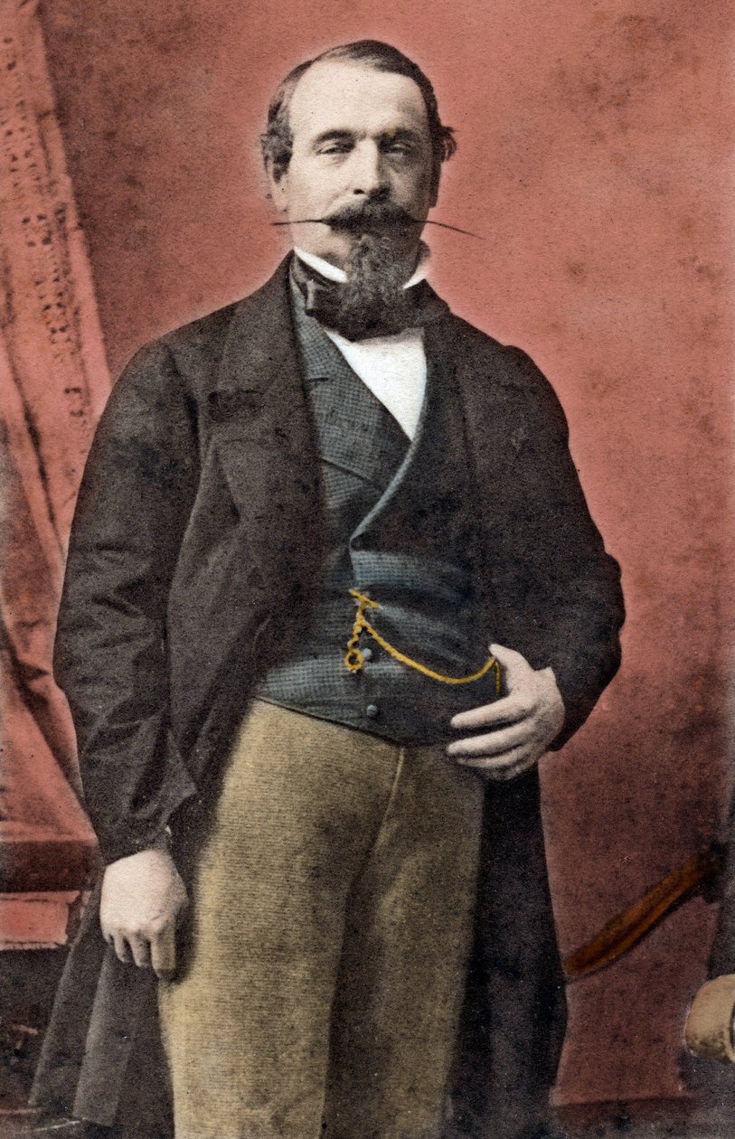 Portrett av Napoleon III (Louis-Napoleon Bonaparte av Andre Adolphe Eugene Disderi