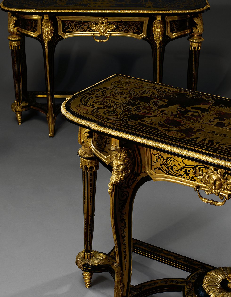 Matchet par Louis XIV bryggebord, ca. 1710 av Andre Charles Boulle