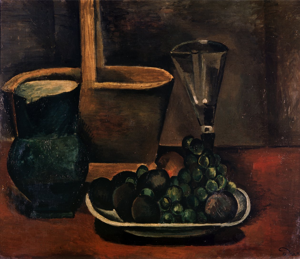 Stilleben (olje på lerret) av Andre Derain