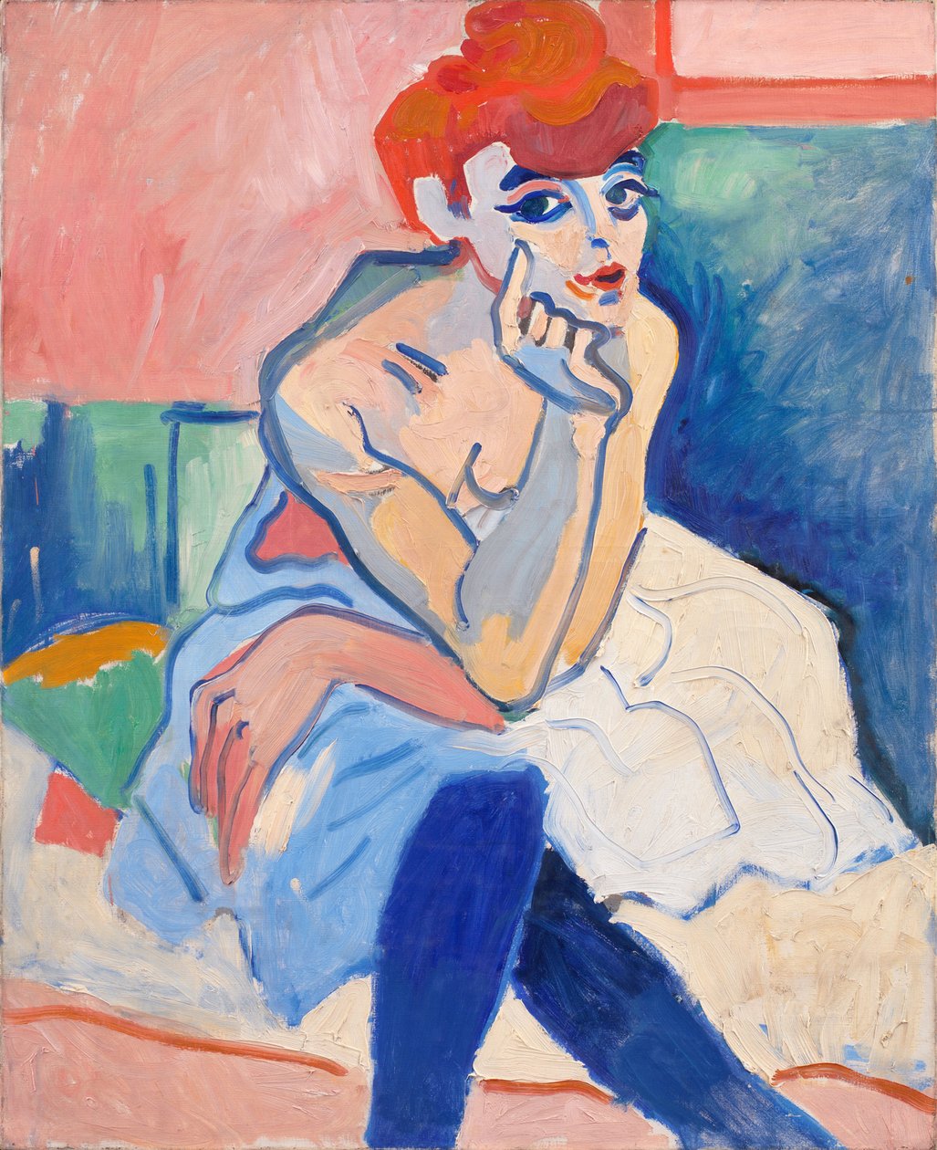 Kvinne i kjemise av Andre Derain