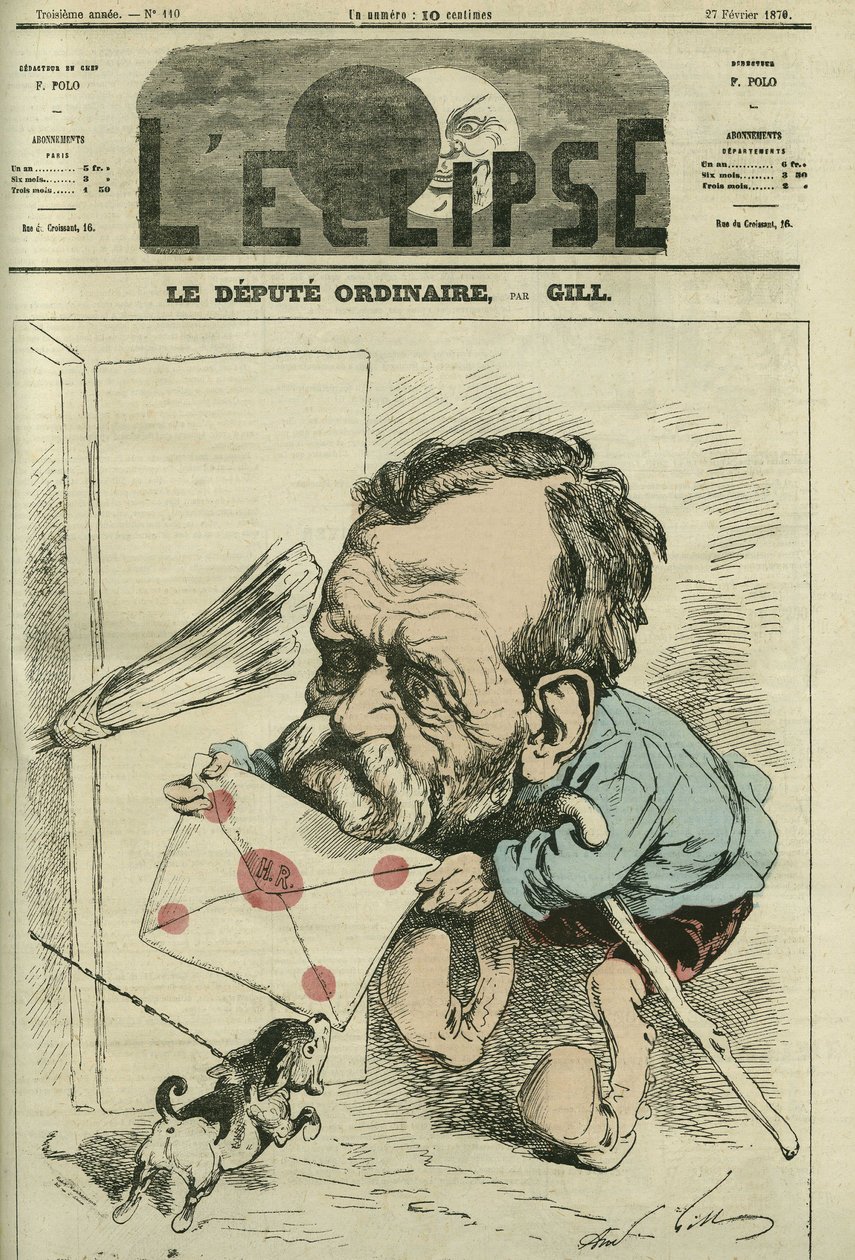 Alphonse-Auguste Duchesne de Gillevoisin, Marquis de Conegliano, nestleder i Besancon. Omslag i "" L