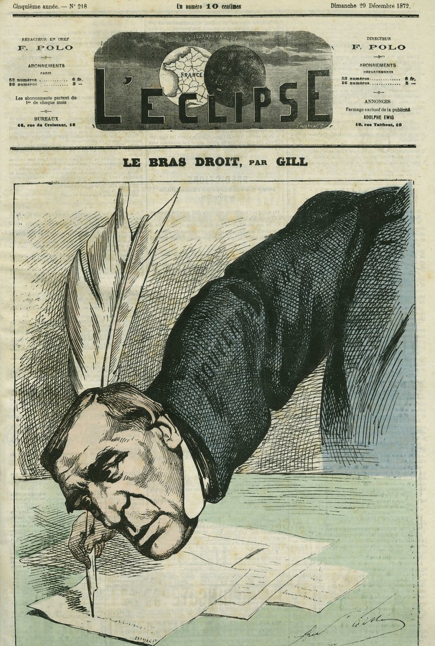 Barthelemy Saint-Hilaire Saint-Hilaire (Saint Hilaire) (1805-1895), fransk filosof, journalist og statsmann. Omslag i "" L
