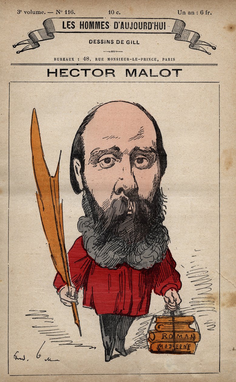 Tegneserie av Hector Malot (1830-1907) fra 