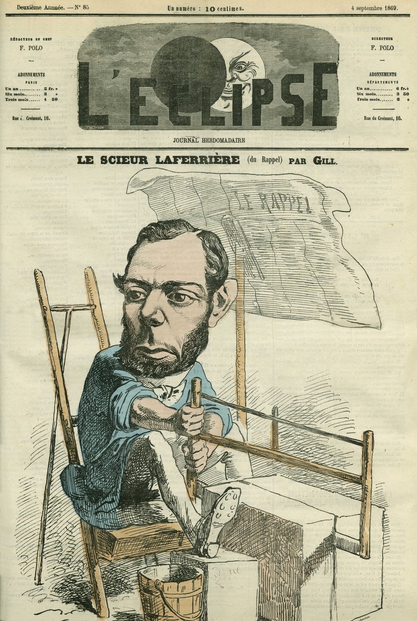 Edouard Lafferiere (1841-1901), fransk sorenskriver og politiker. Omslag i "" L