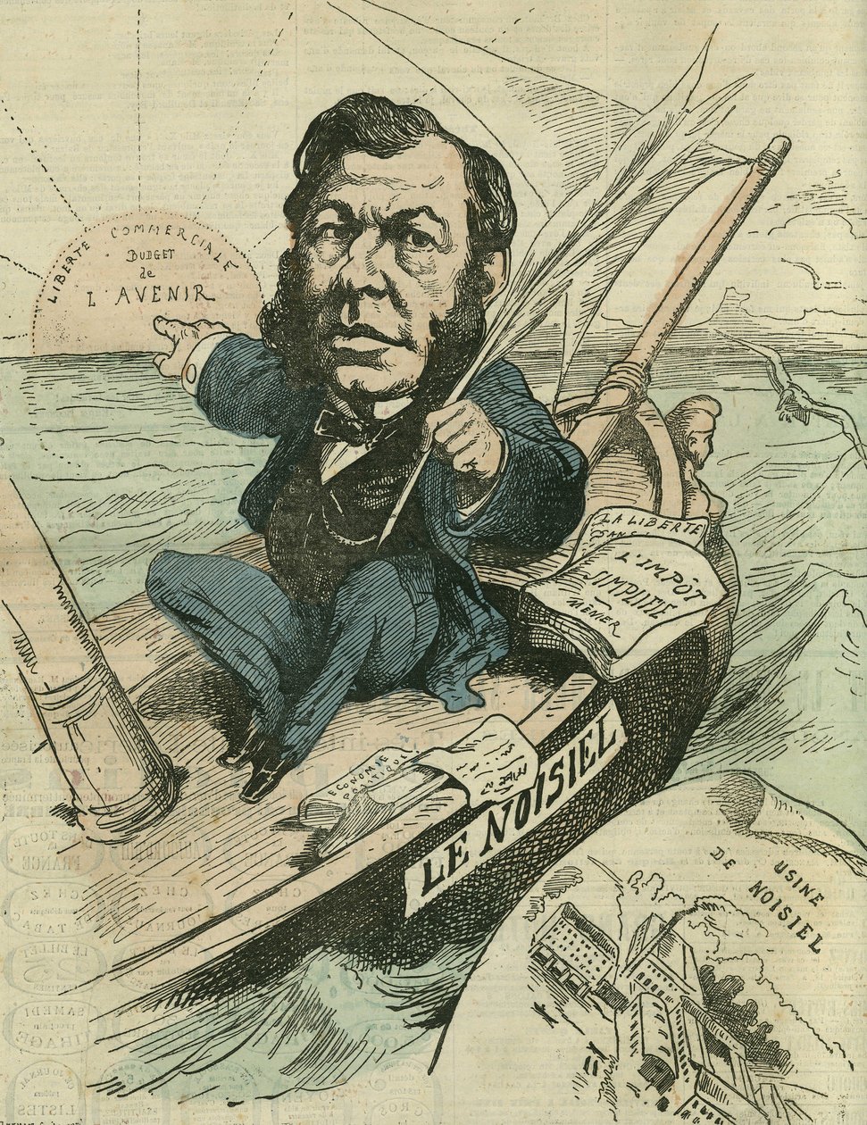 Emile-Justin Menier (1826-1881), industriell sjokolademaker og stedfortreder republikaner. i «L